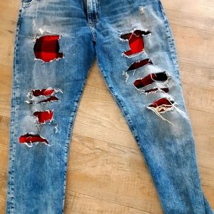 Altered bluejeans.